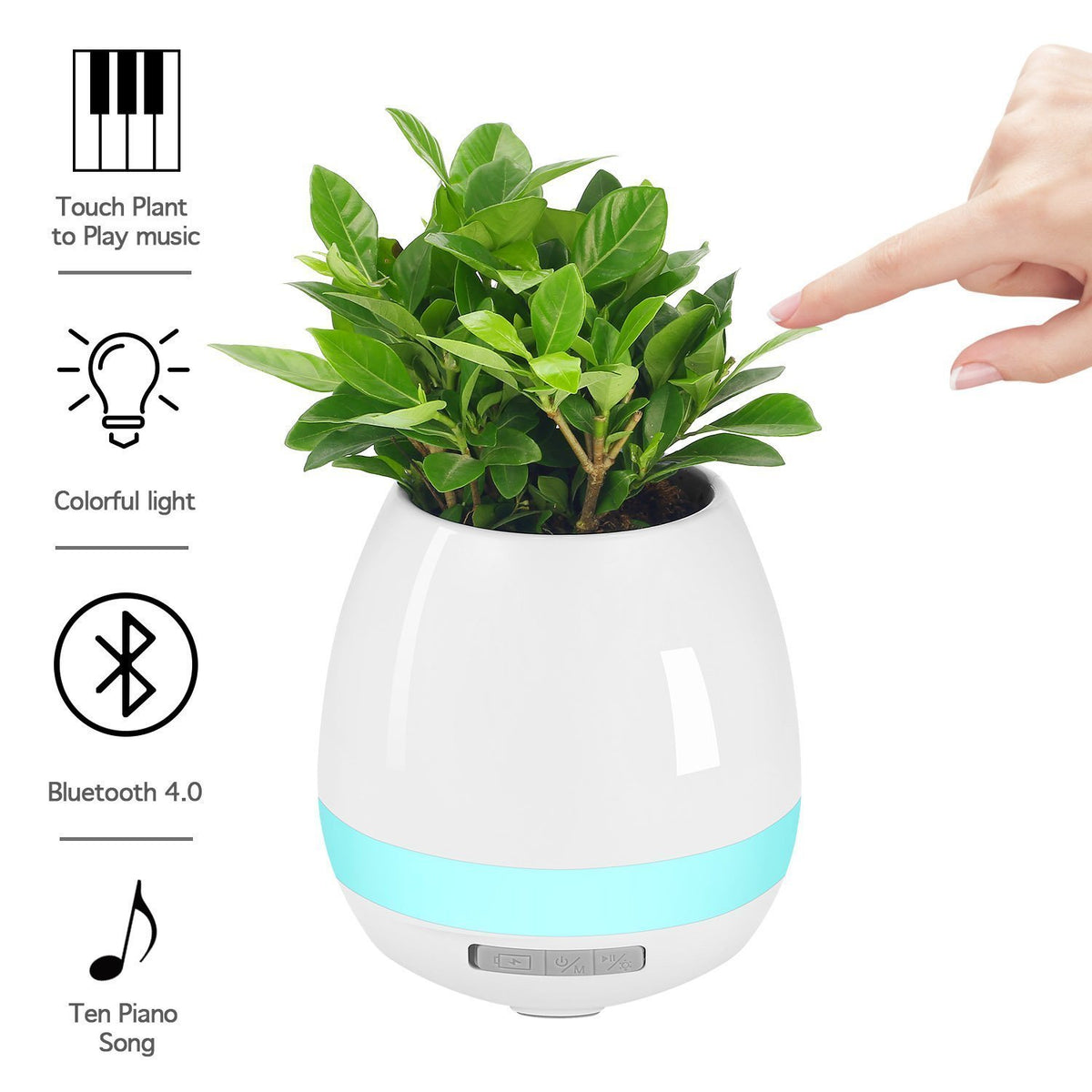 Smart music discount flower pot