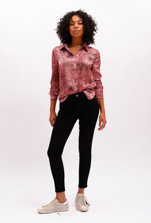 We Are The Others - Carmen Pink Leopard Shirt