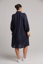 Eb&ive - Studio Midi Shirt Dress Navy