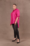 Eb&Ive Nama Frill Shirt - Ebony, Magenta