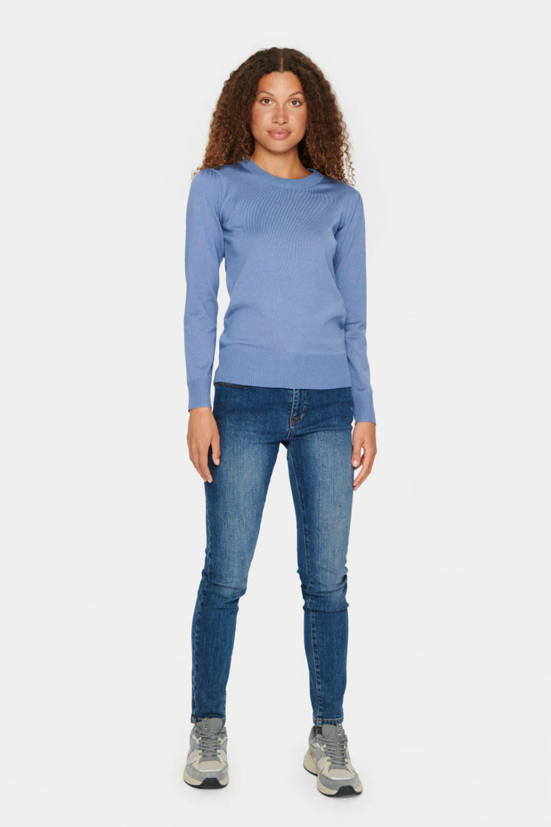 Saint Tropez - Mila Pullover - Colony Blue