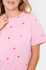 Saint Tropez - Bonbon Flame Hearts T-shirt