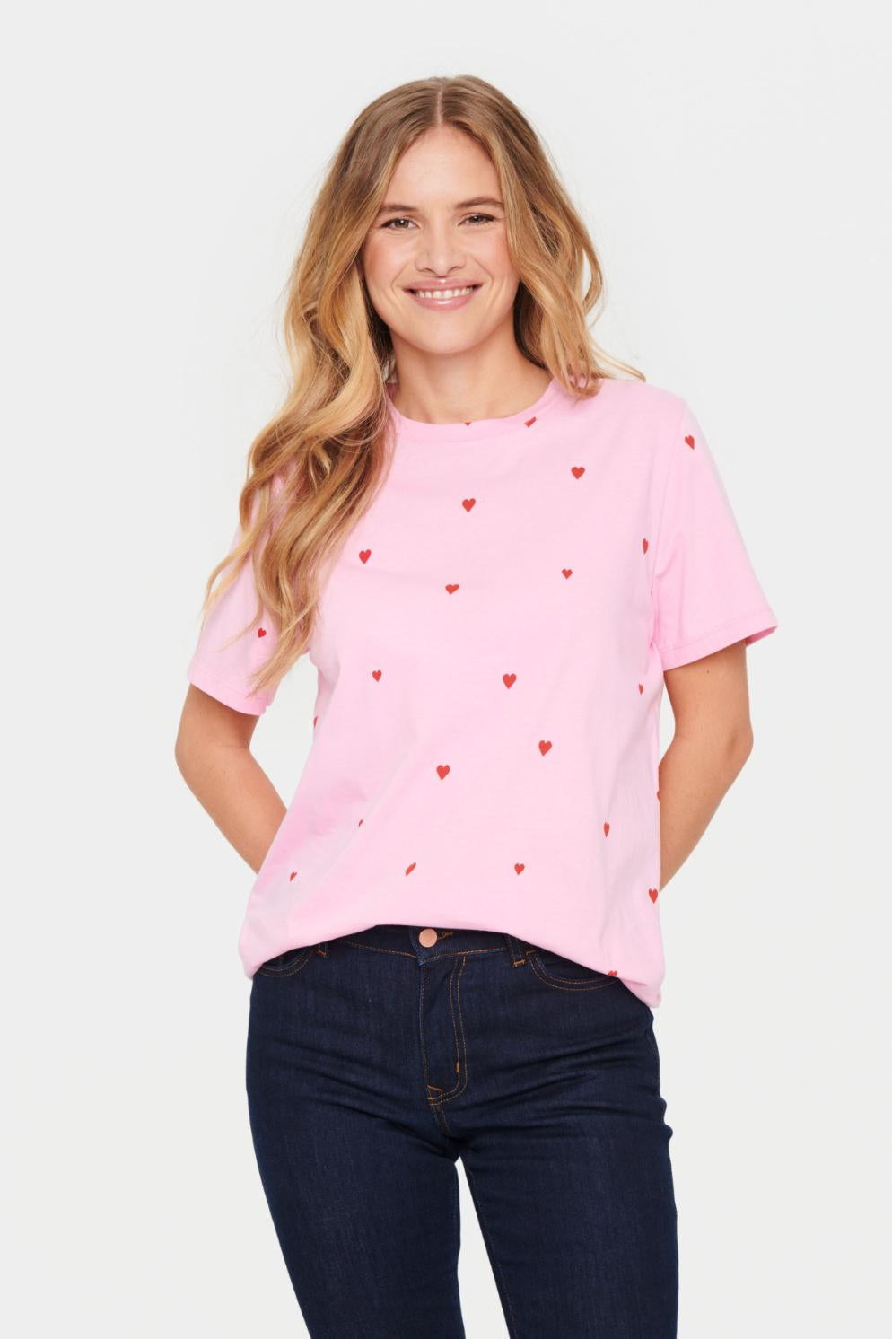 Saint Tropez - Bonbon Flame Hearts T-shirt
