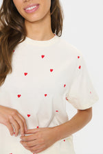 Saint Tropez - Ice Flame Hearts T-shirt