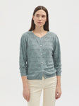 Nice Things - Bees Jacquard Jacket - Navy ,Light Blue