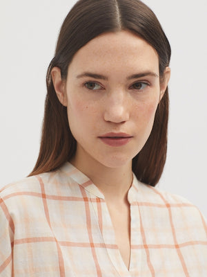 Nice Things - Poplin Checked Shirt