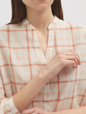 Nice Things - Poplin Checked Shirt