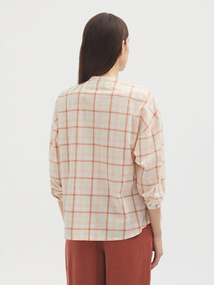 Nice Things - Poplin Checked Shirt