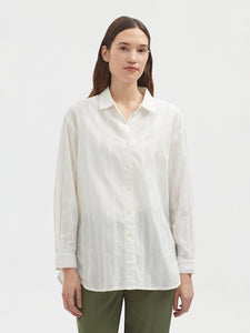 Nice Things - Jacquard White Shirt