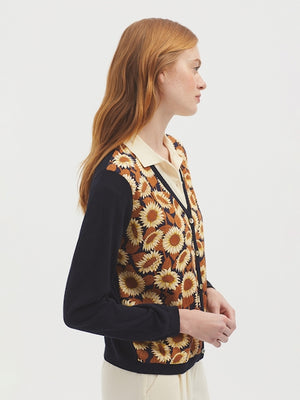 Nice Things - Vneck Flower Print Jacket