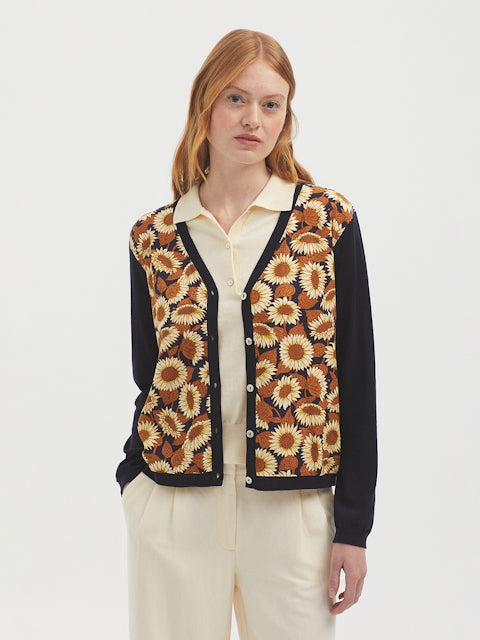 Nice Things - Vneck Flower Print Jacket