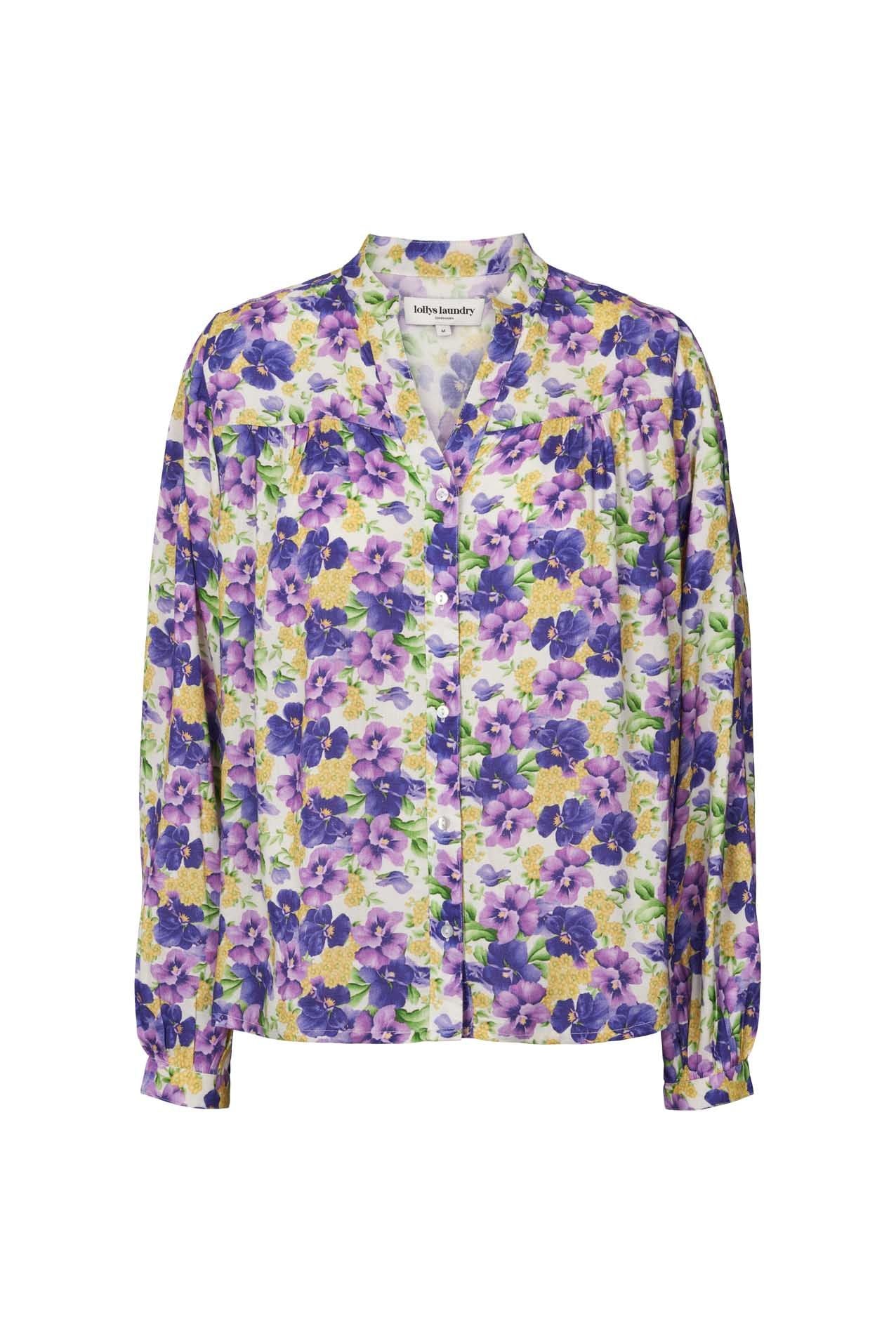 Lollys Laundry - Elif Pansy Flower Shirt