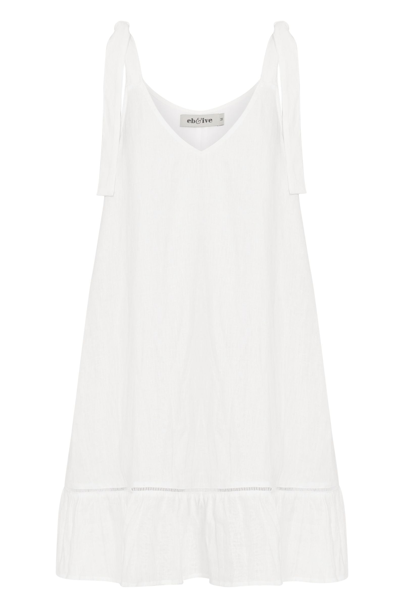 Eb&Ive - La Vie Tie Dress Blanc