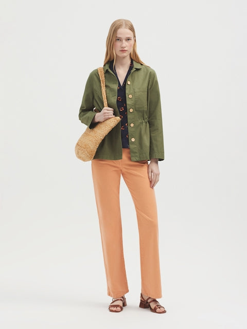 Nice Things - Extra Long Colourful Orange Jean