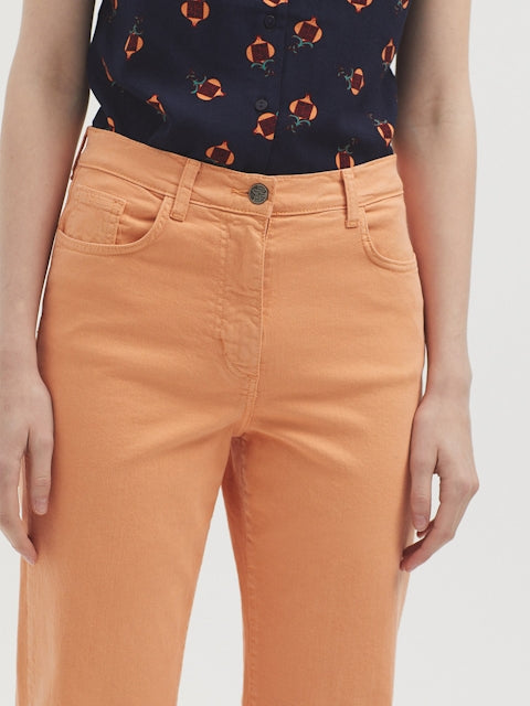 Nice Things - Extra Long Colourful Orange Jean