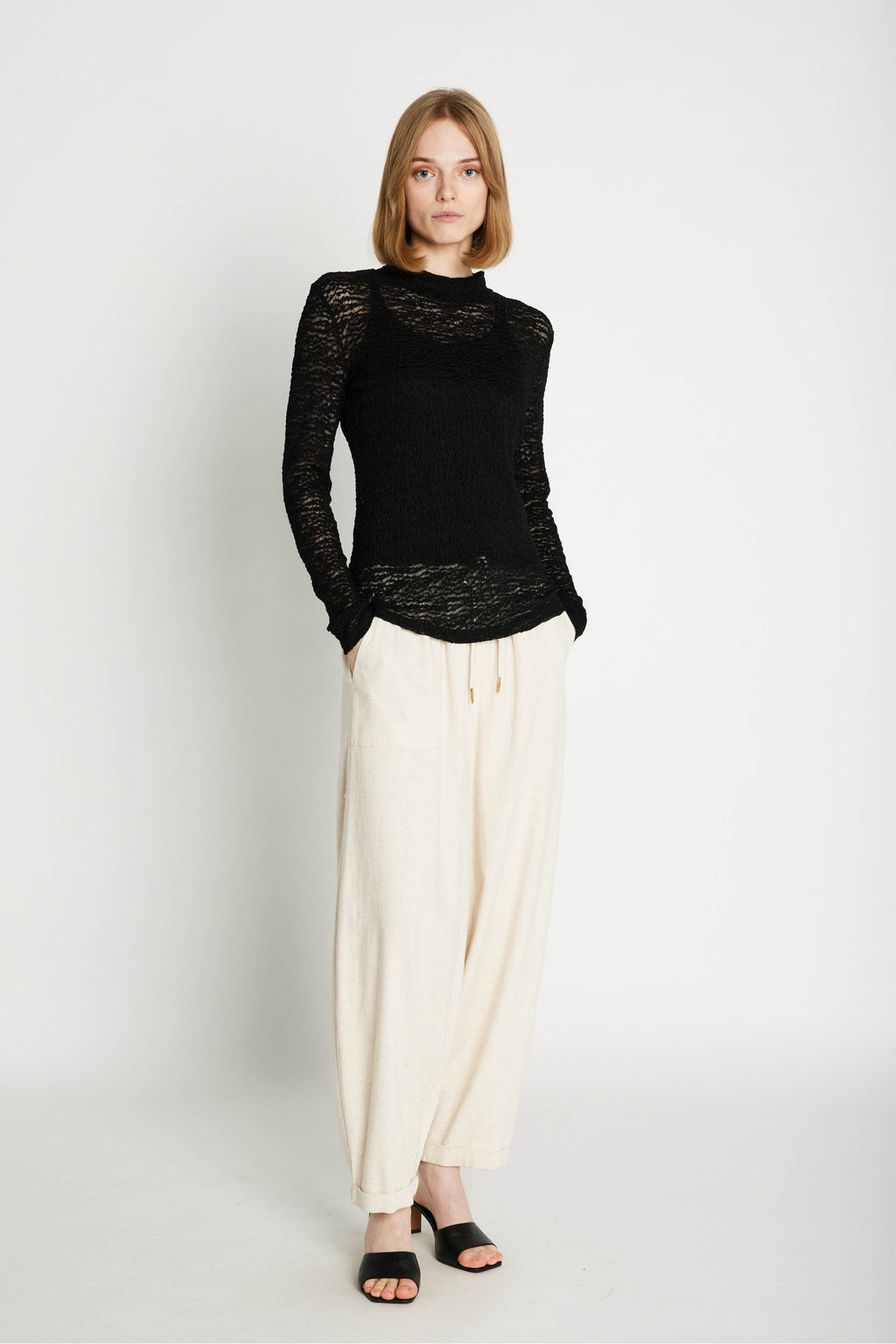 Rue De Femme - Cameronia pant in off-white