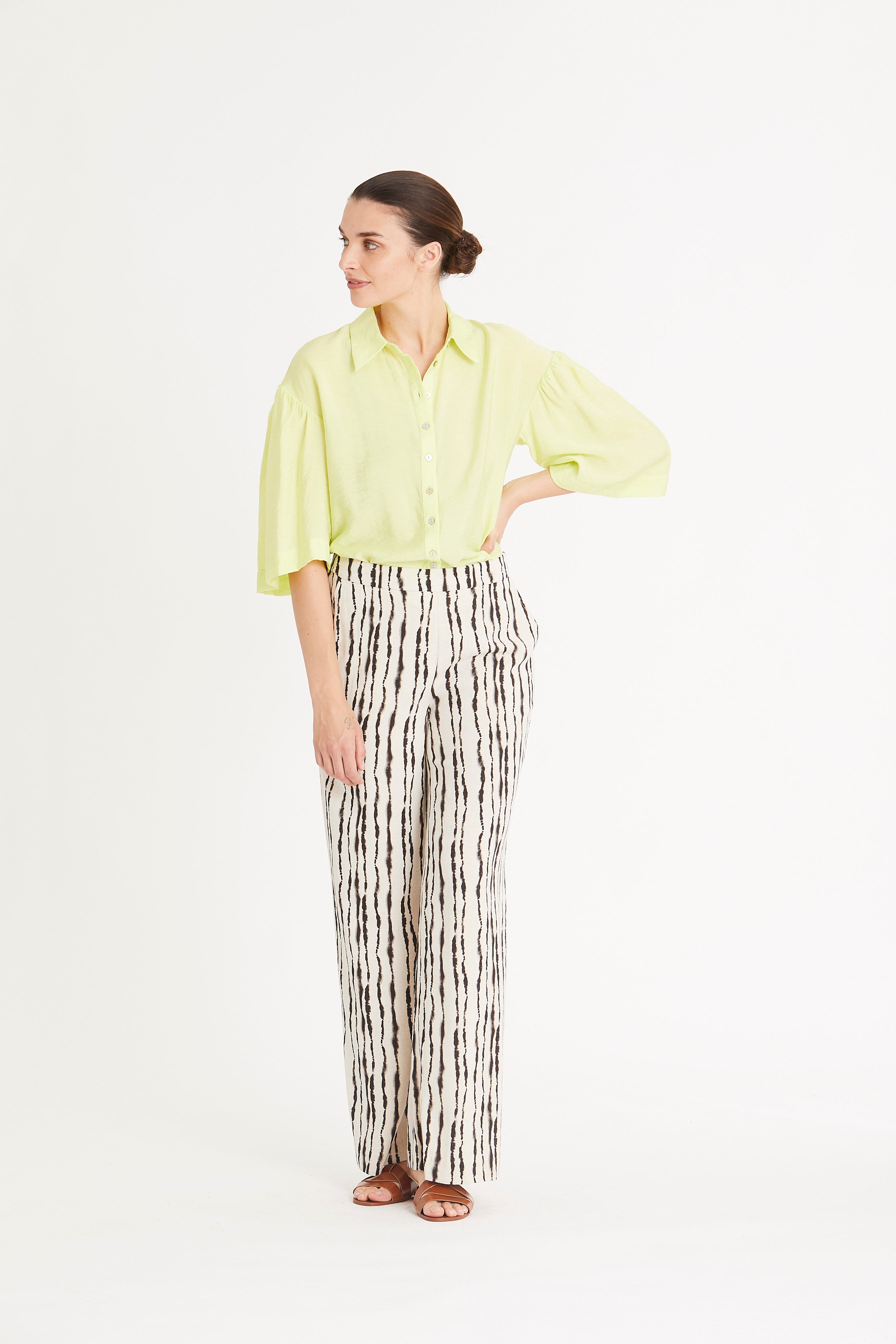 Rue De Femme - Oriana Shirt - Bright Moss