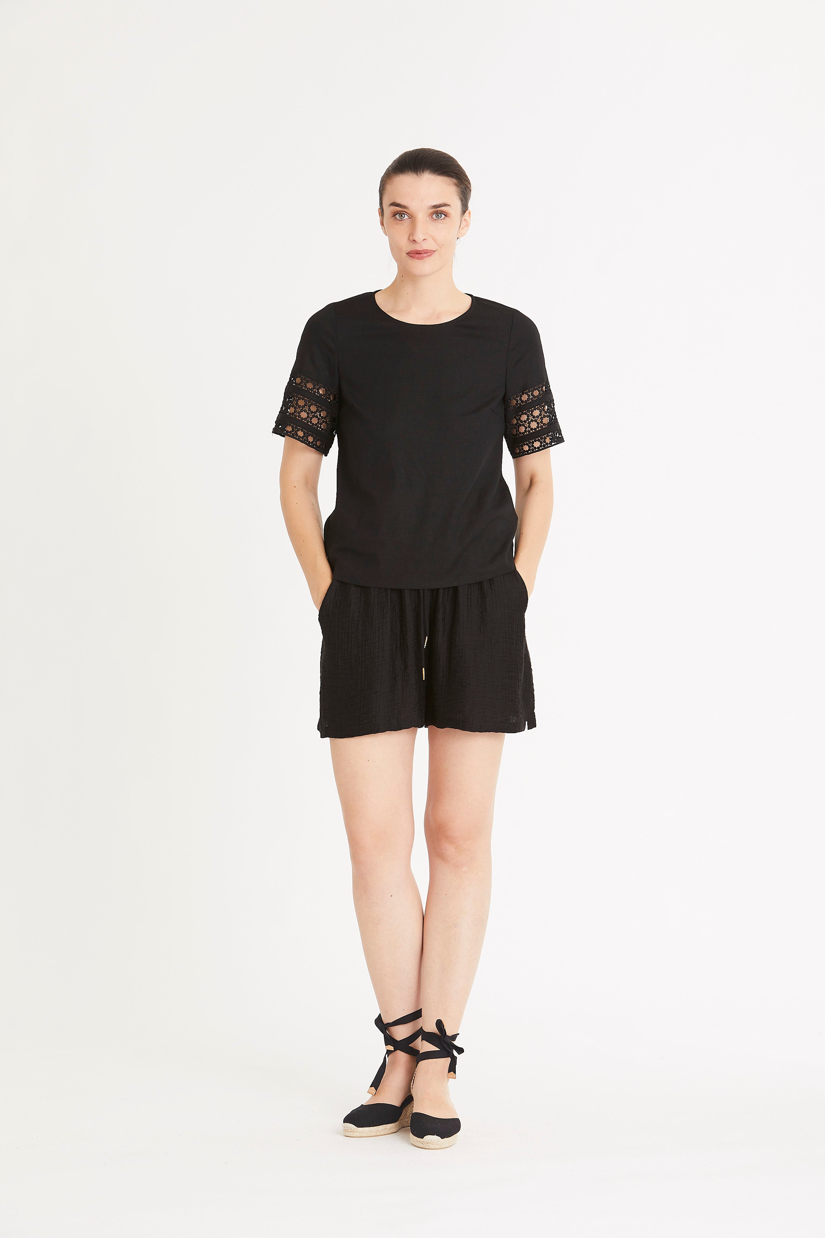 Rue De Femme - Marcia Blouse - Black