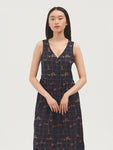 Nice Things - Tile Wall Print Dress