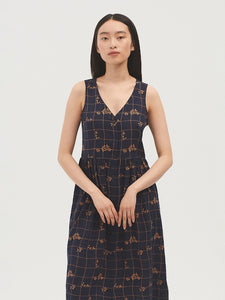 Nice Things - Tile Wall Print Dress