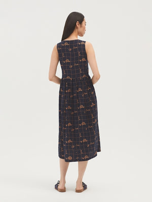 Nice Things - Tile Wall Print Dress