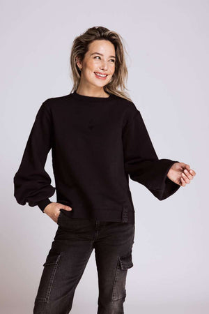 Zhrill - Mareen Game Sweatshirt Jet Black