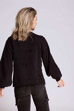 Zhrill - Mareen Game Sweatshirt Jet Black