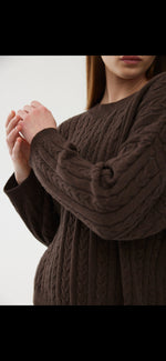 Kinney - Willa Cable Knit - Chocolate - Jungle