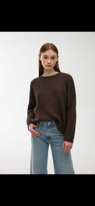 Kinney - Willa Cable Knit - Chocolate - Jungle