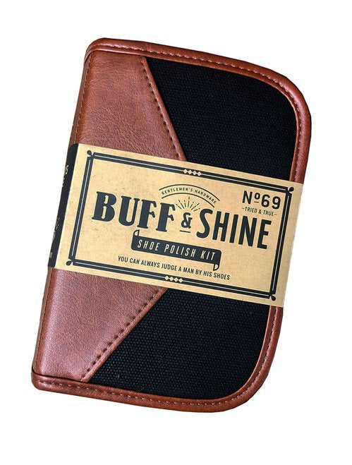 Gentlemen's Hardware - Buff & Shine Shoe Polish Kit
