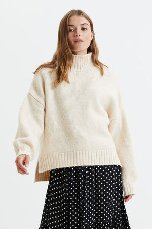 Lollys Laundry - Mille Knit Cream