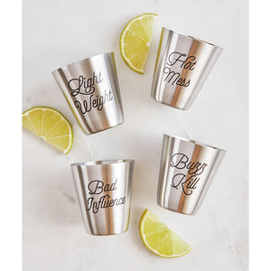 Artisanal - Stainless Steele Shot Cups