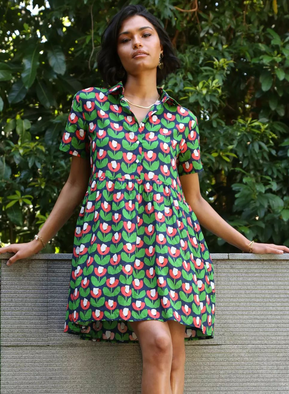 Olga De Polga - Marit Villa Drop Waist Dress