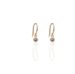 Lusso Muse - Circle droplet earrings