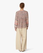 Noa Noa - Sheer Tencel Blouse Flower print