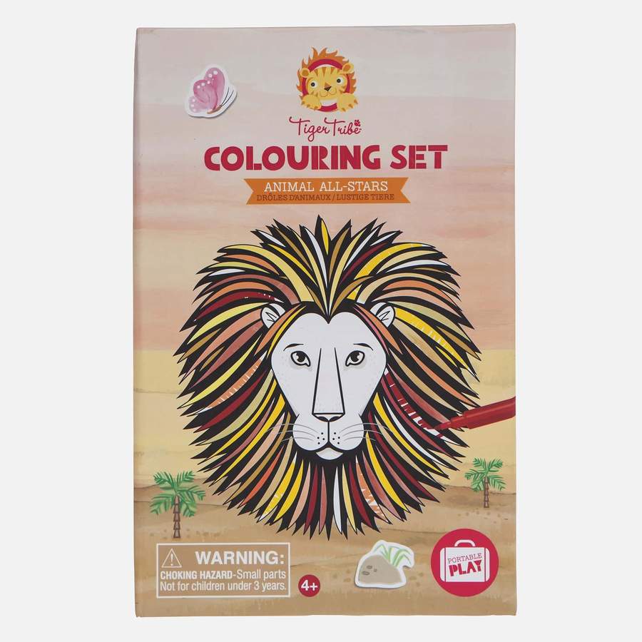 Tiger Tribe Colouring In Set