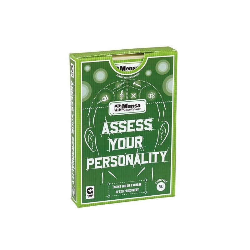 Assess your personality Mensa cards